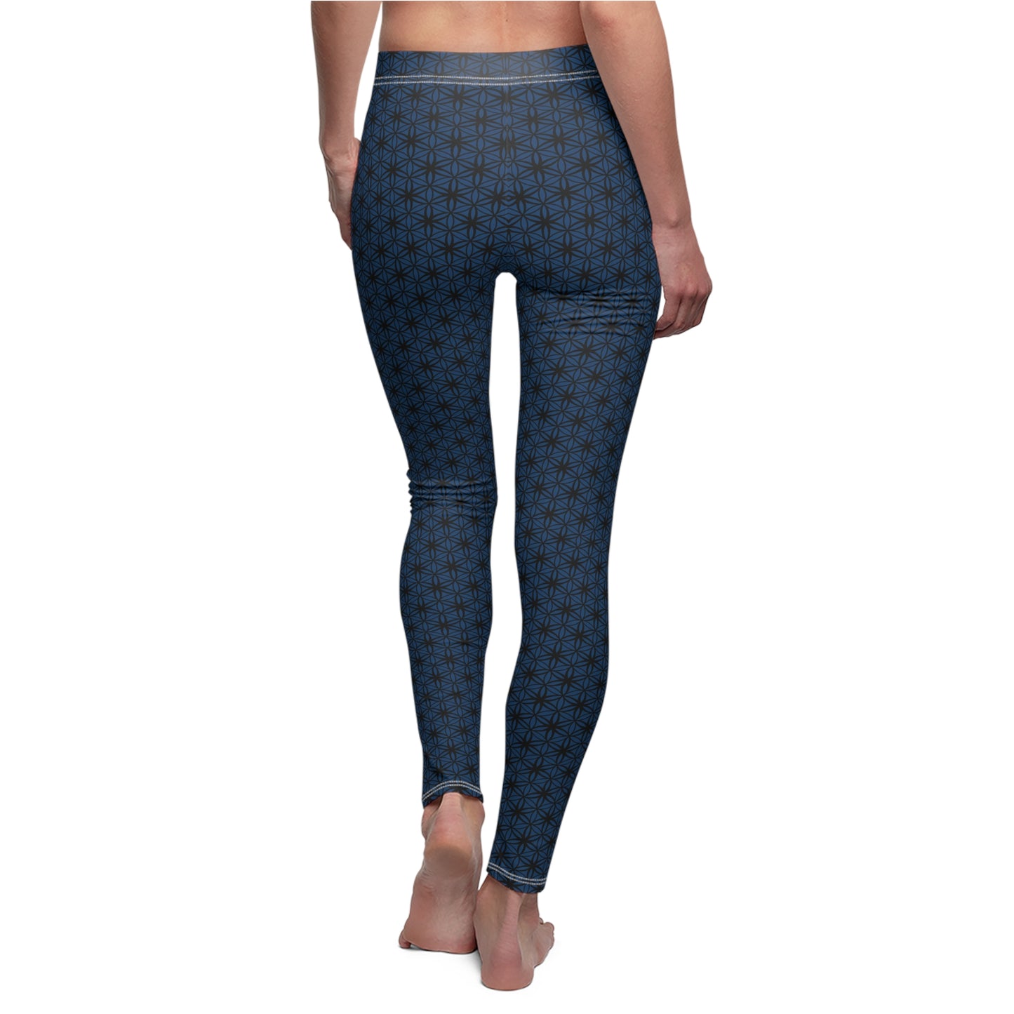 FOL Blue Casual Leggings