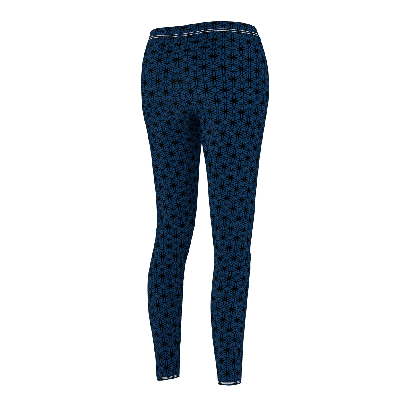 FOL Blue Casual Leggings