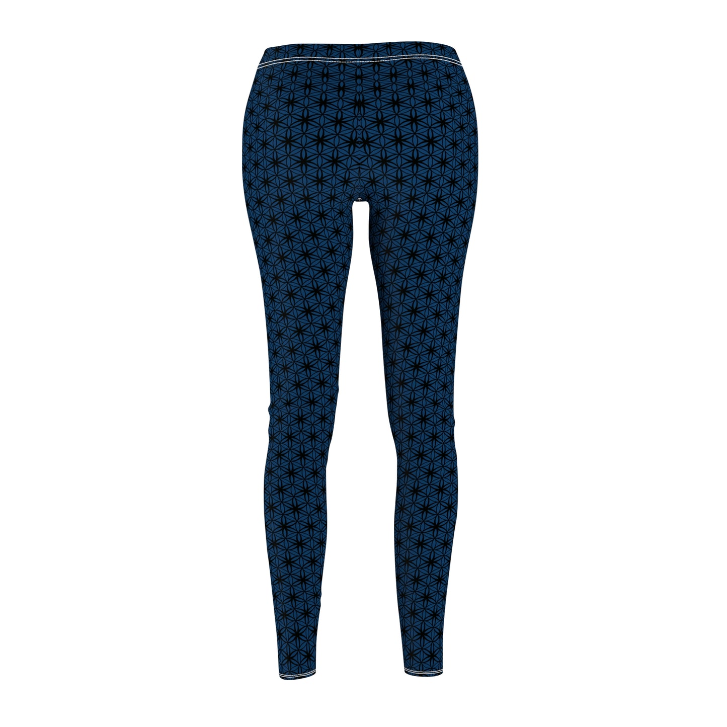 FOL Blue Casual Leggings