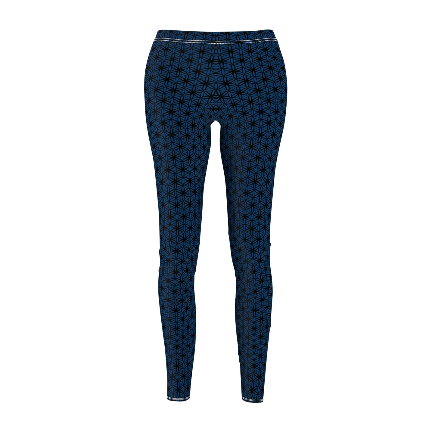 FOL Blue Casual Leggings