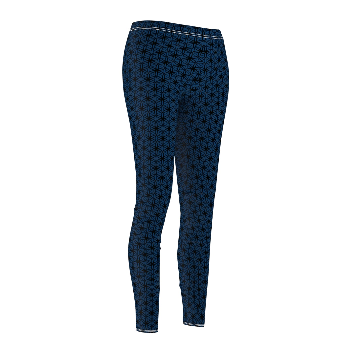 FOL Blue Casual Leggings