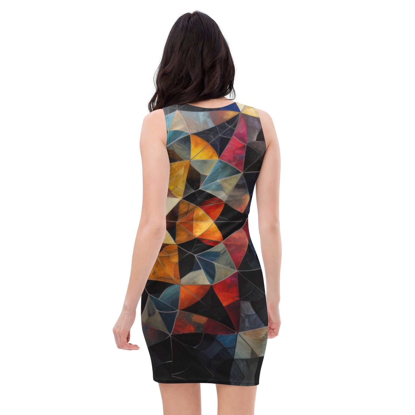 Geo Glass Bodycon dress