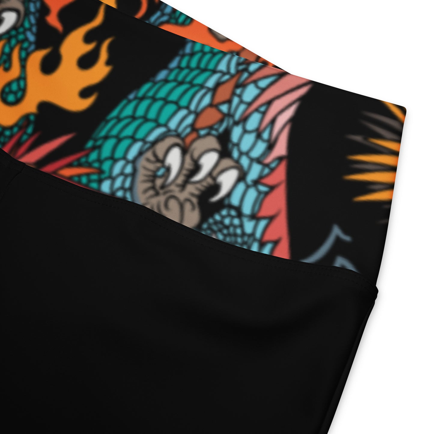 Black Dragon Recycled Flare Leggings