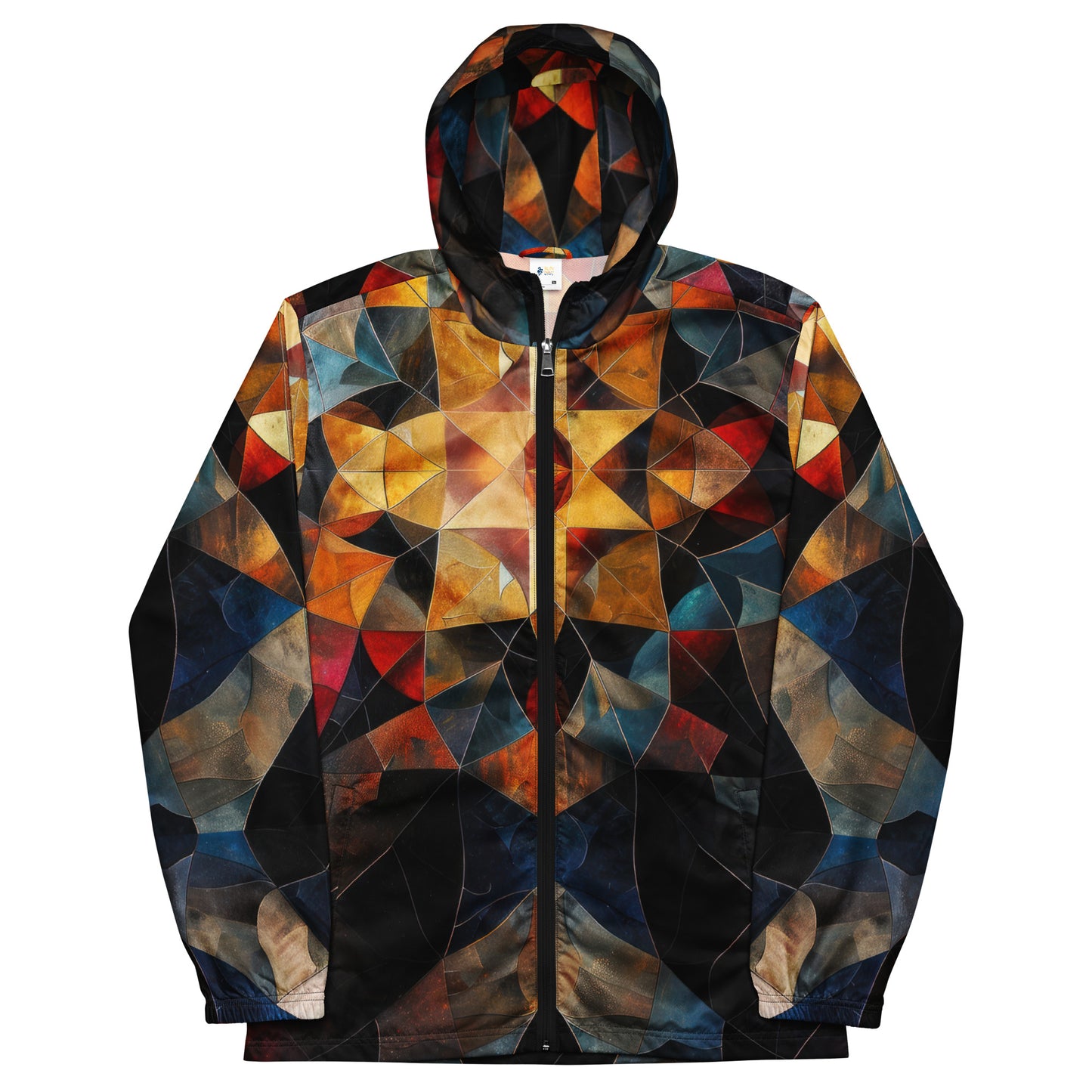 Geo Glass Men’s Windbreaker