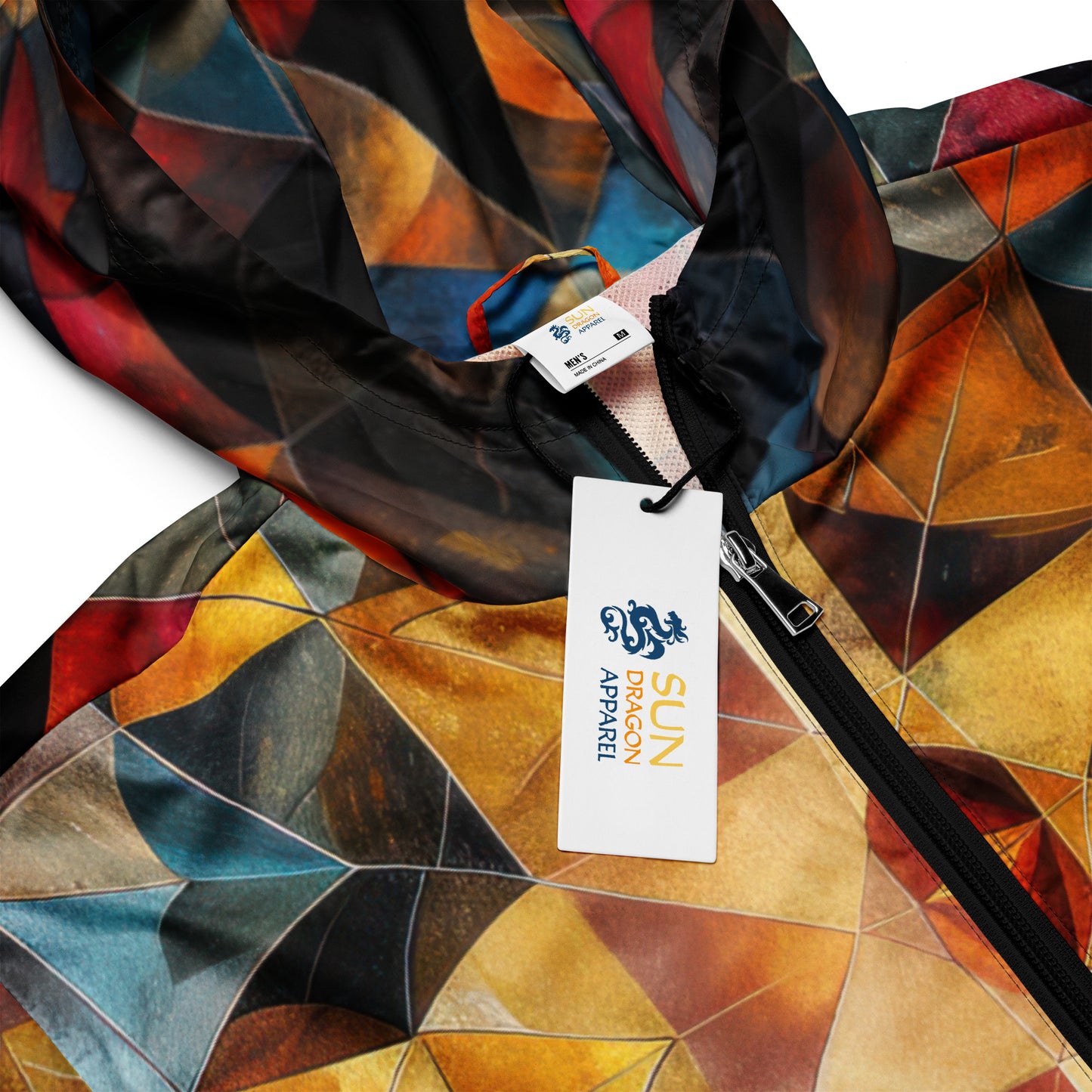 Geo Glass Men’s Windbreaker