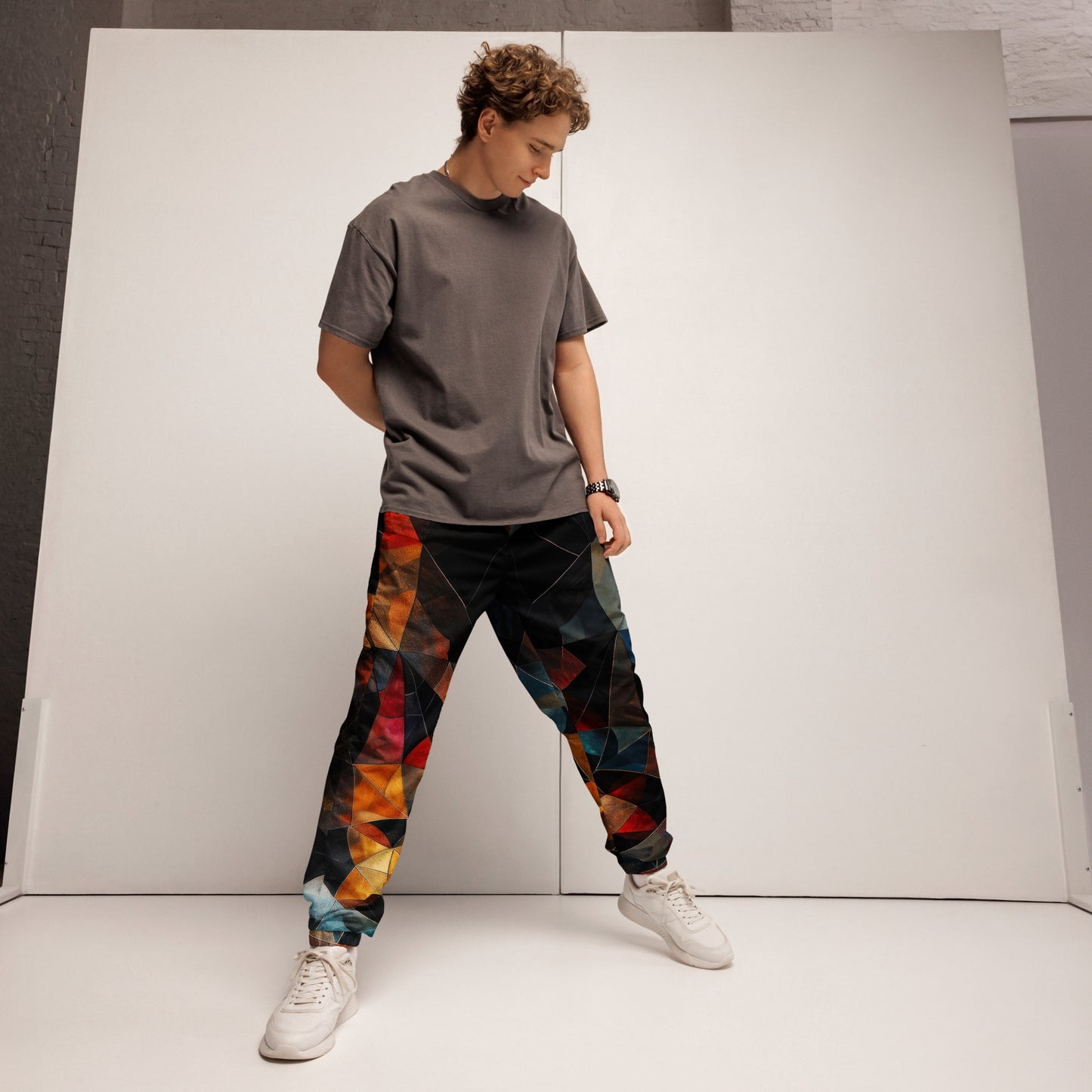 Geo Glass Unisex Track Pants