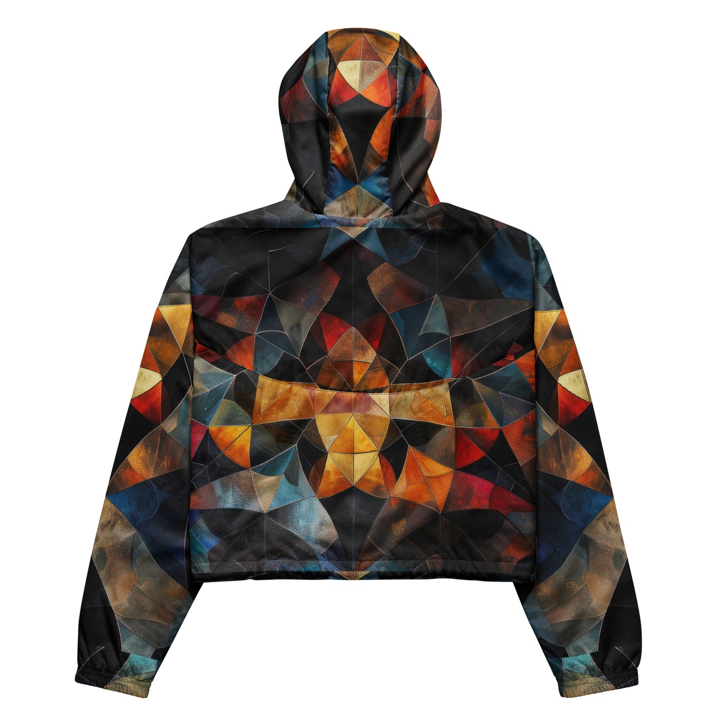 Geo Glass Women’s Cropped Windbreaker