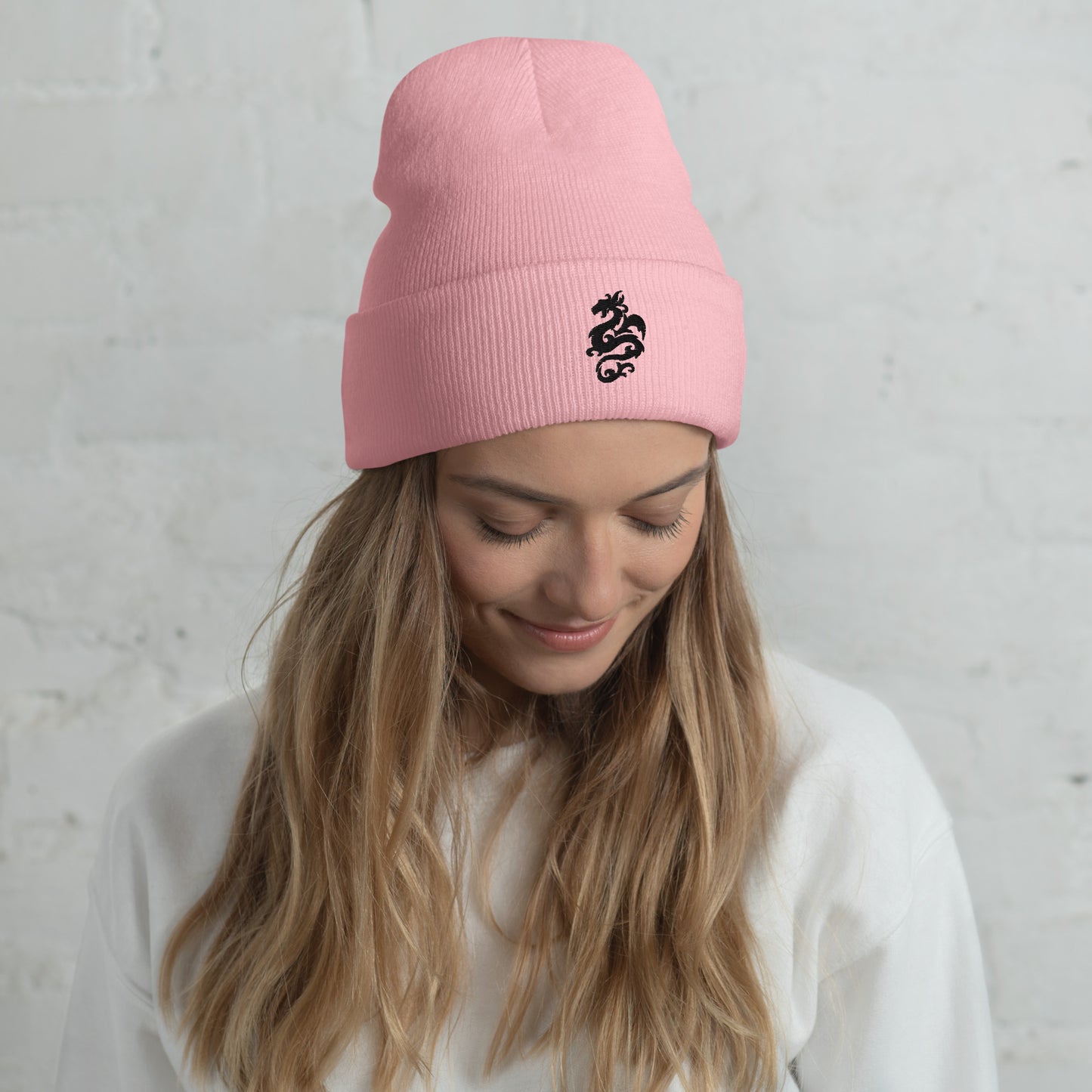 Draco Solari Embroidered Cuffed Beanie