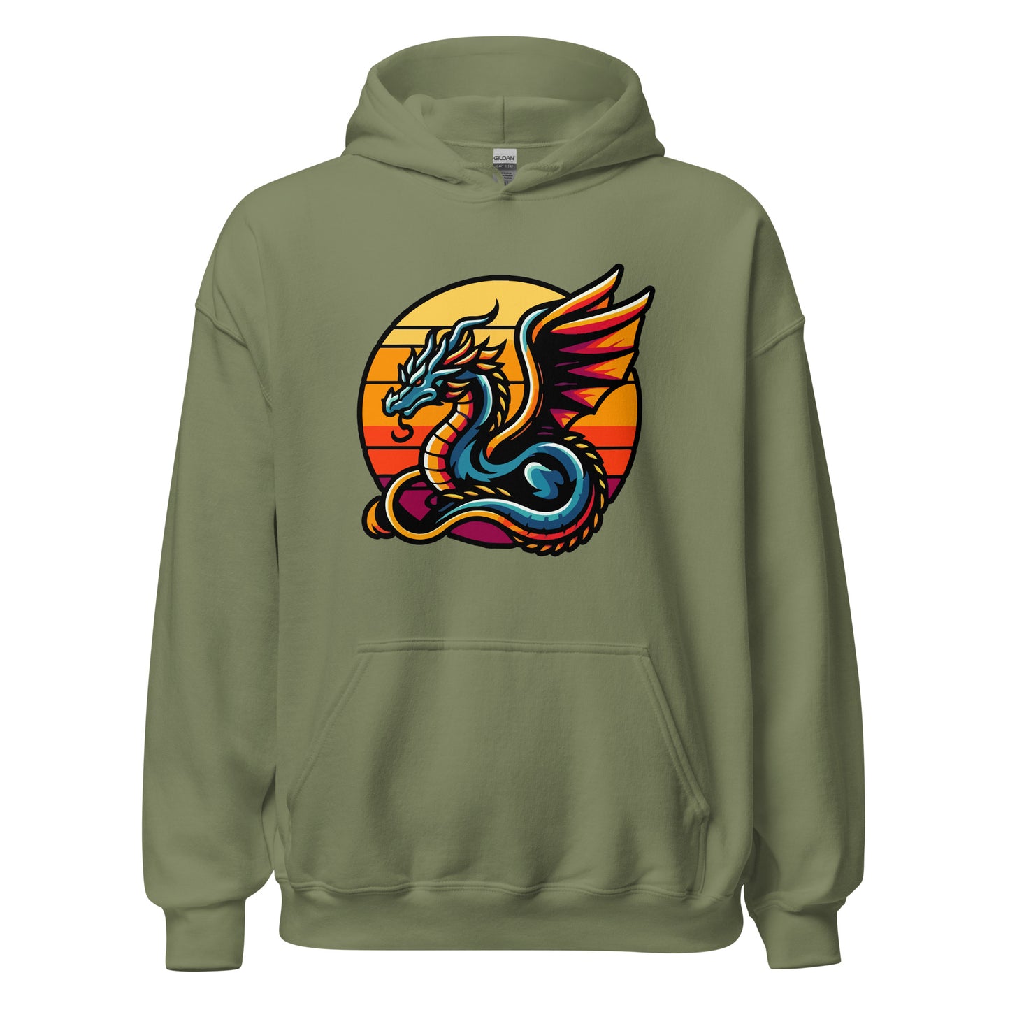 Sun Dragon Unisex Hoodie