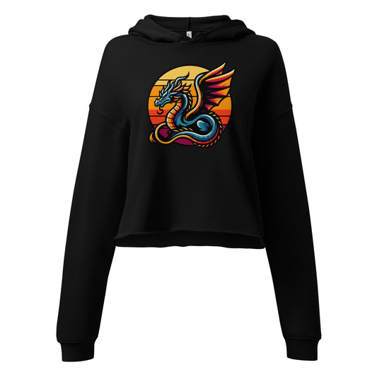 Sun Dragon Women's Crop Hoodie