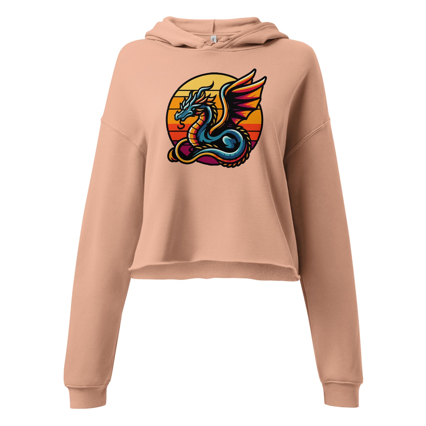 Sun Dragon Women's Crop Hoodie