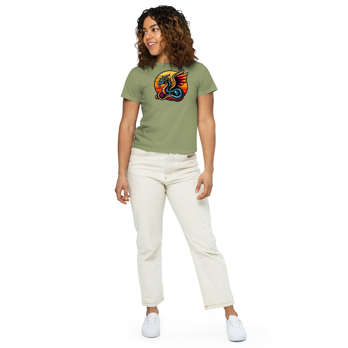 Sun Dragon Women’s High-waisted T-shirt