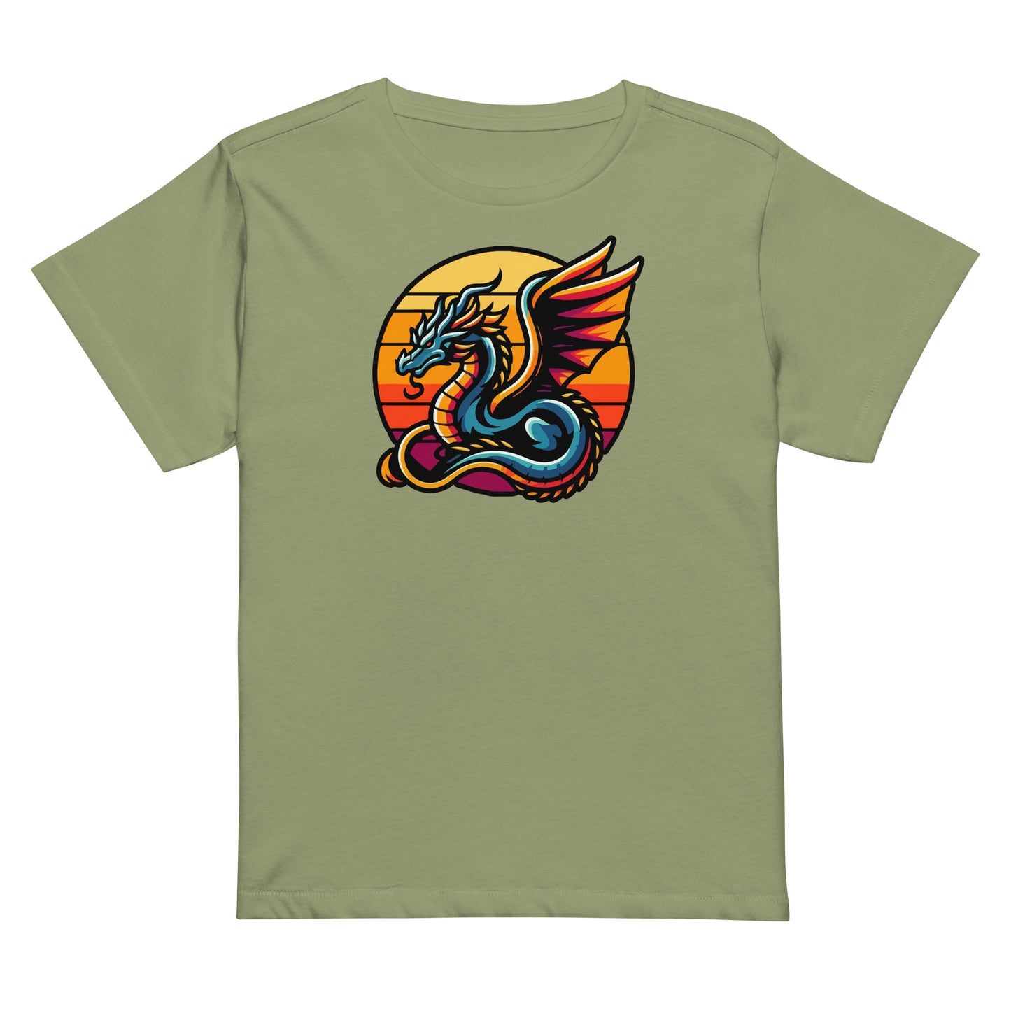 Sun Dragon Women’s High-waisted T-shirt