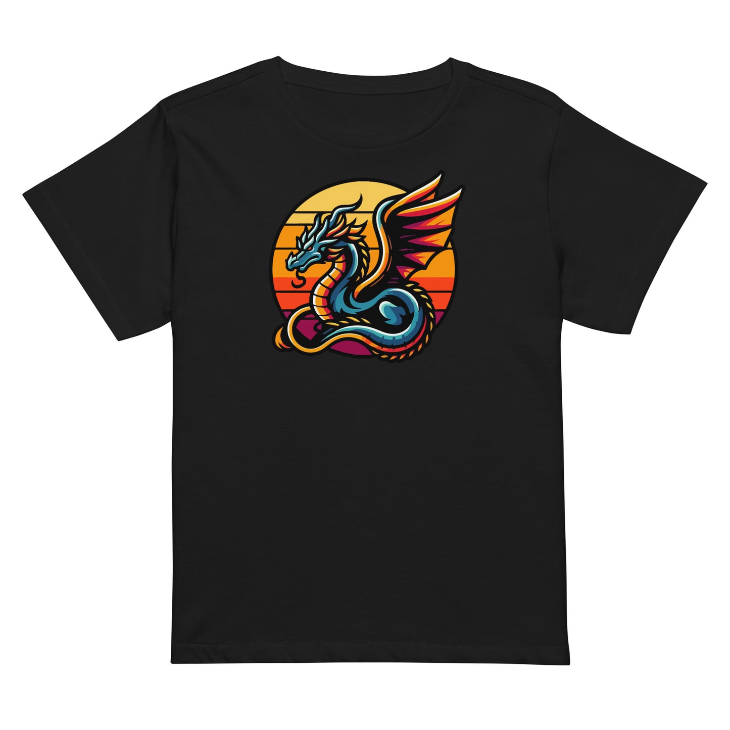 Sun Dragon Women’s High-waisted T-shirt