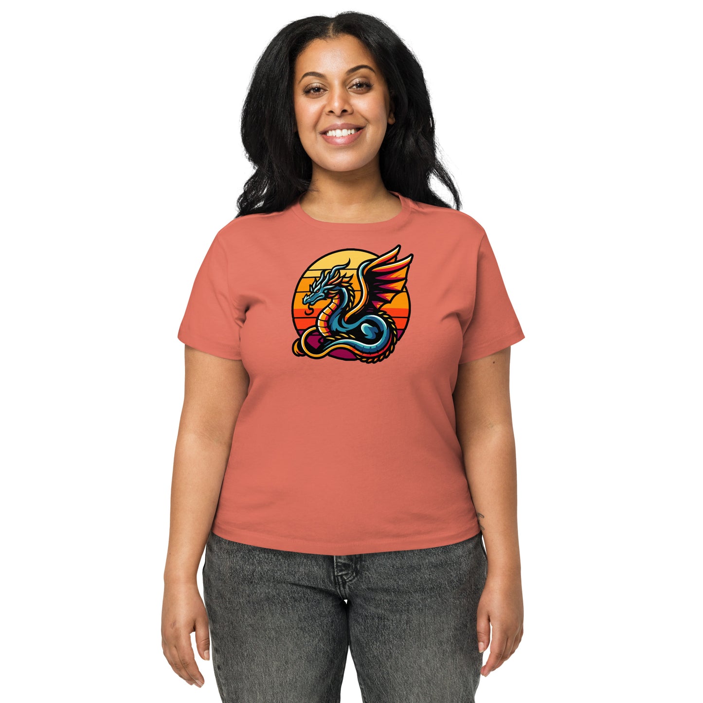 Sun Dragon Women’s High-waisted T-shirt