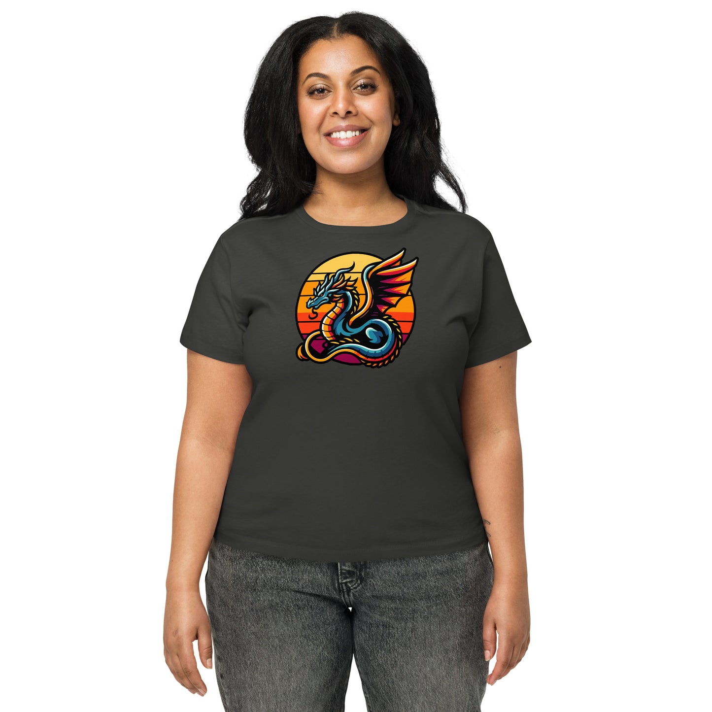 Sun Dragon Women’s High-waisted T-shirt