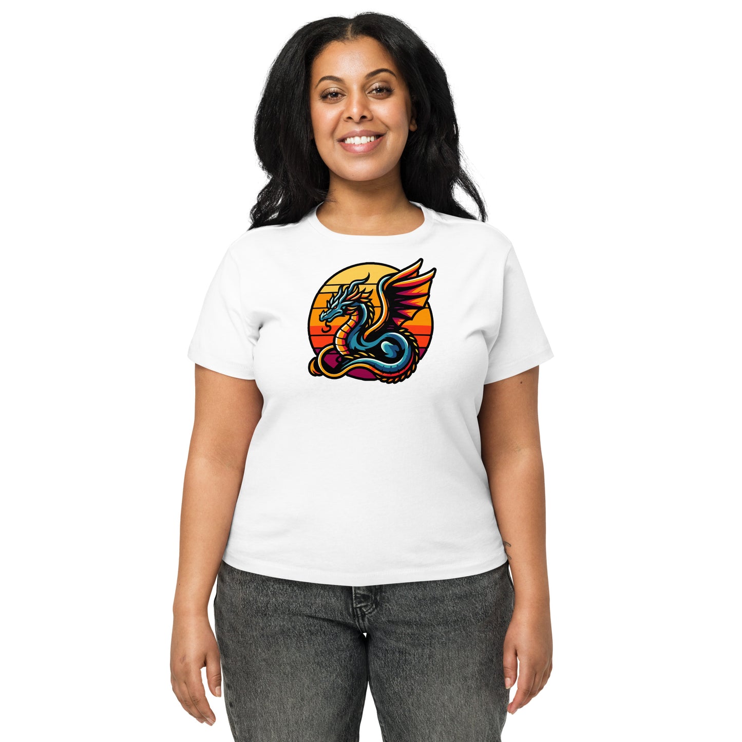 Sun Dragon Women’s High-waisted T-shirt